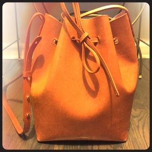 Mansur Gavriel Large Camello Bucket Bag